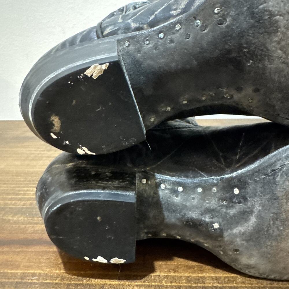 Tony Lama 1130 Metallic Electric Black Western Cowgirl Boots Womens Size 10 - Picture 12 of 12